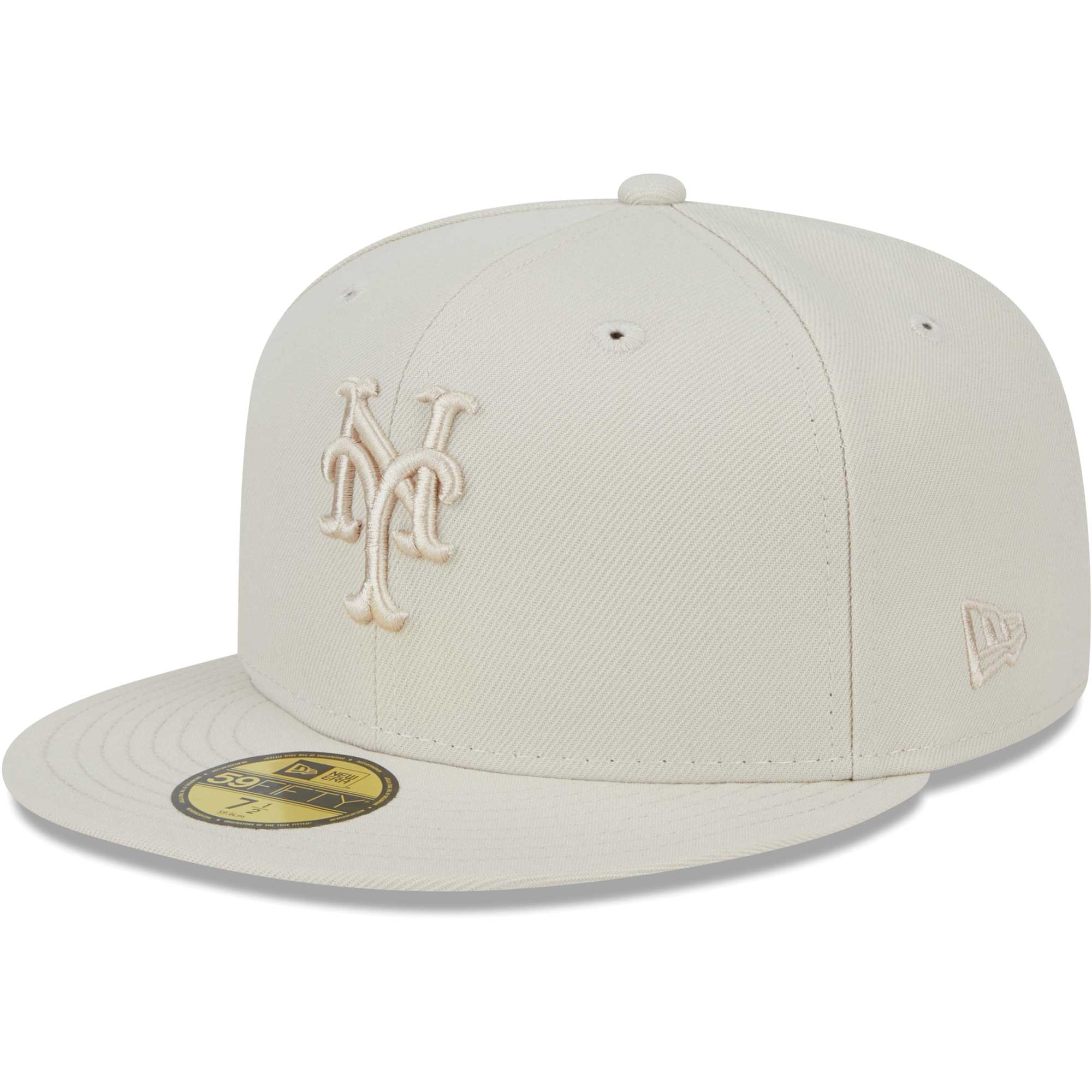 New York Mets New Era Tonal 59FIFTY Fitted Hat - Khaki