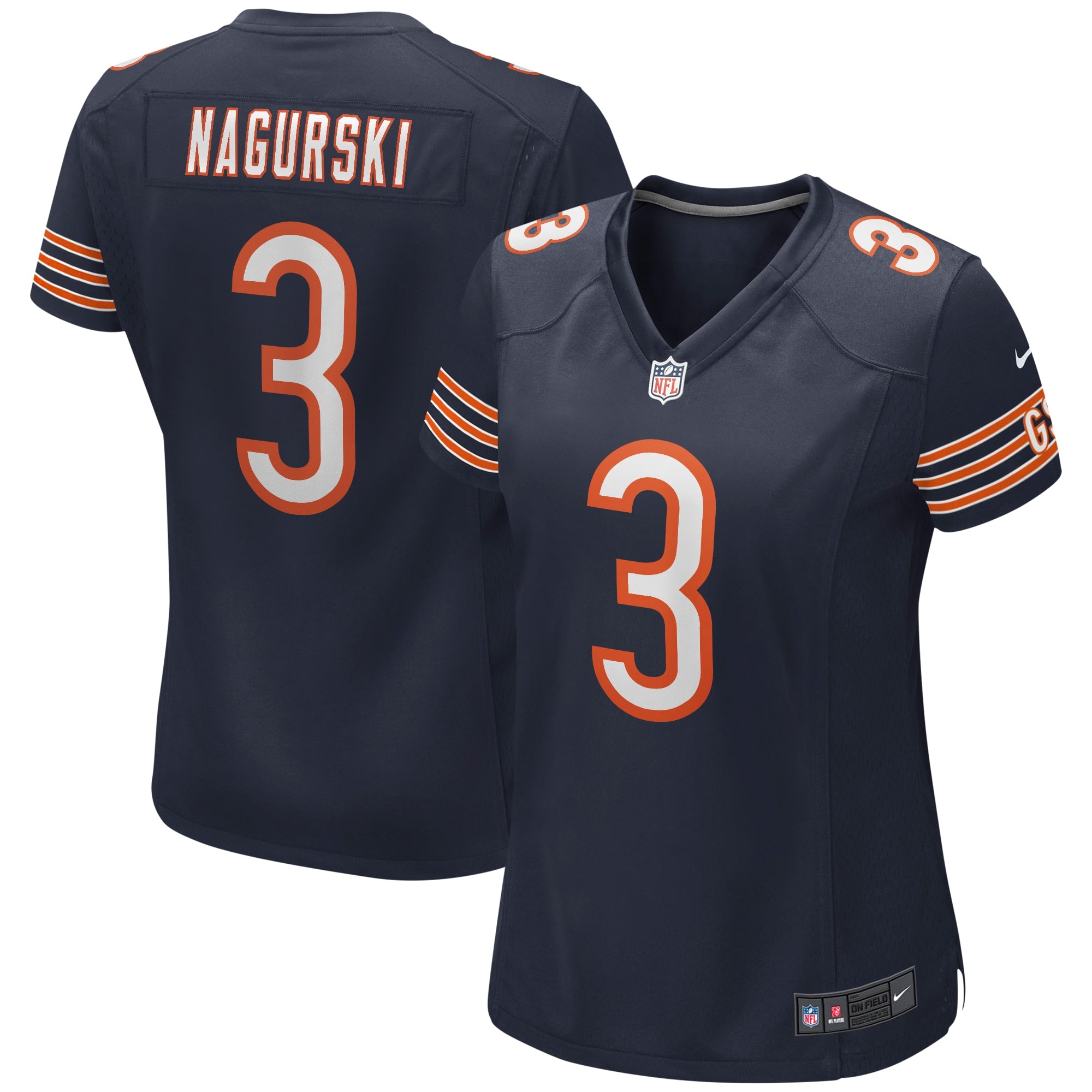Bronko Nagurski Chicago Bears Nike Women s Game Retired Player Jersey   Navy