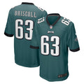 Men s Nike Jack Driscoll Midnight Green Philadelphia Eagles Game Jersey