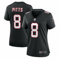 Women s Nike Kyle Pitts Black Atlanta Falcons Game Jersey