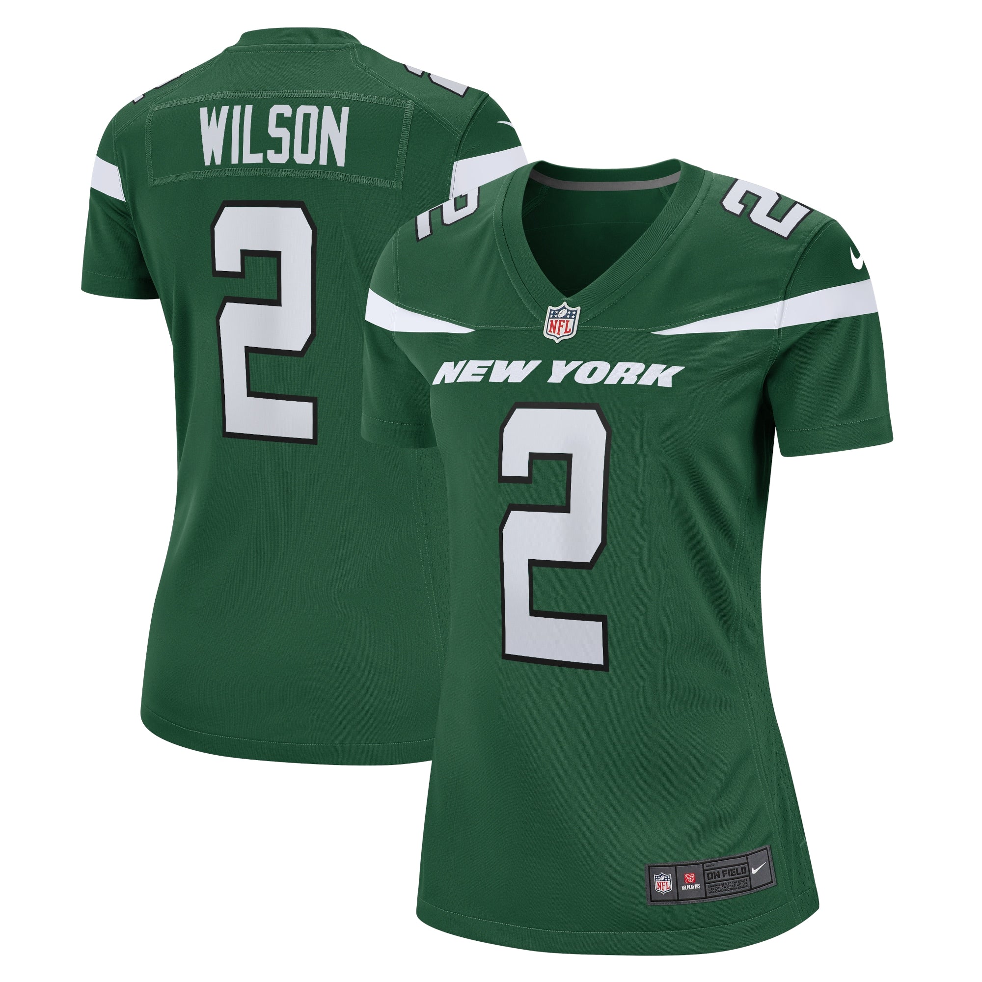 Zach Wilson New York Jets Nike Women s Player Jersey   Green