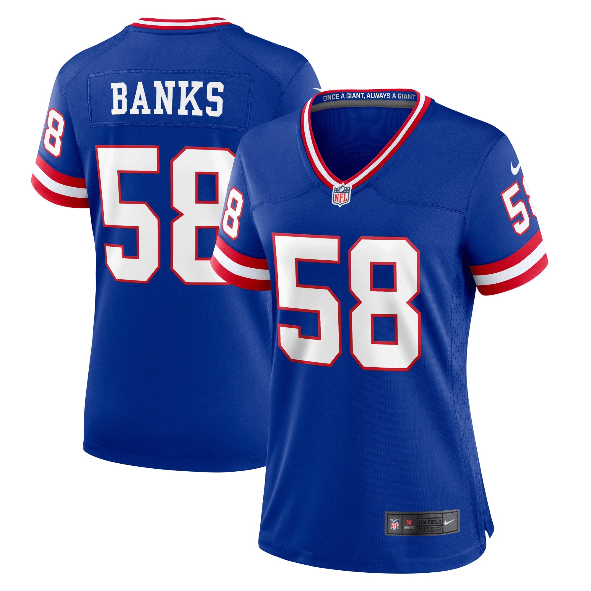 Carl Banks New York Giants Nike Women s Classic Retired Player Game Jersey Royal