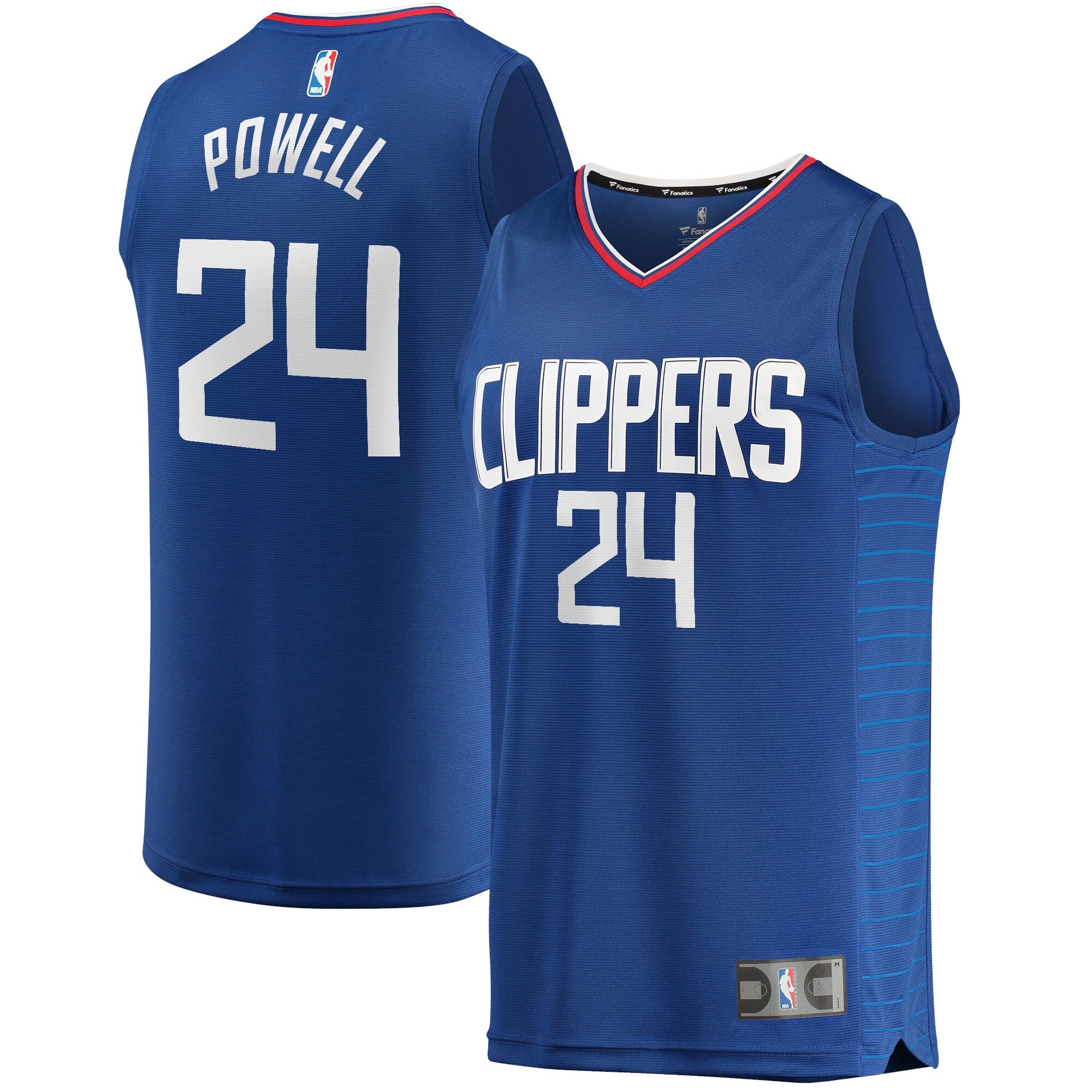 Norman Powell LA Clippers Fanatics Branded Youth 2021/22 Fast Break Replica Jersey - Icon Edition - Royal