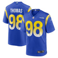 Men s Nike Brayden Thomas Royal Los Angeles Rams Game Player Jersey