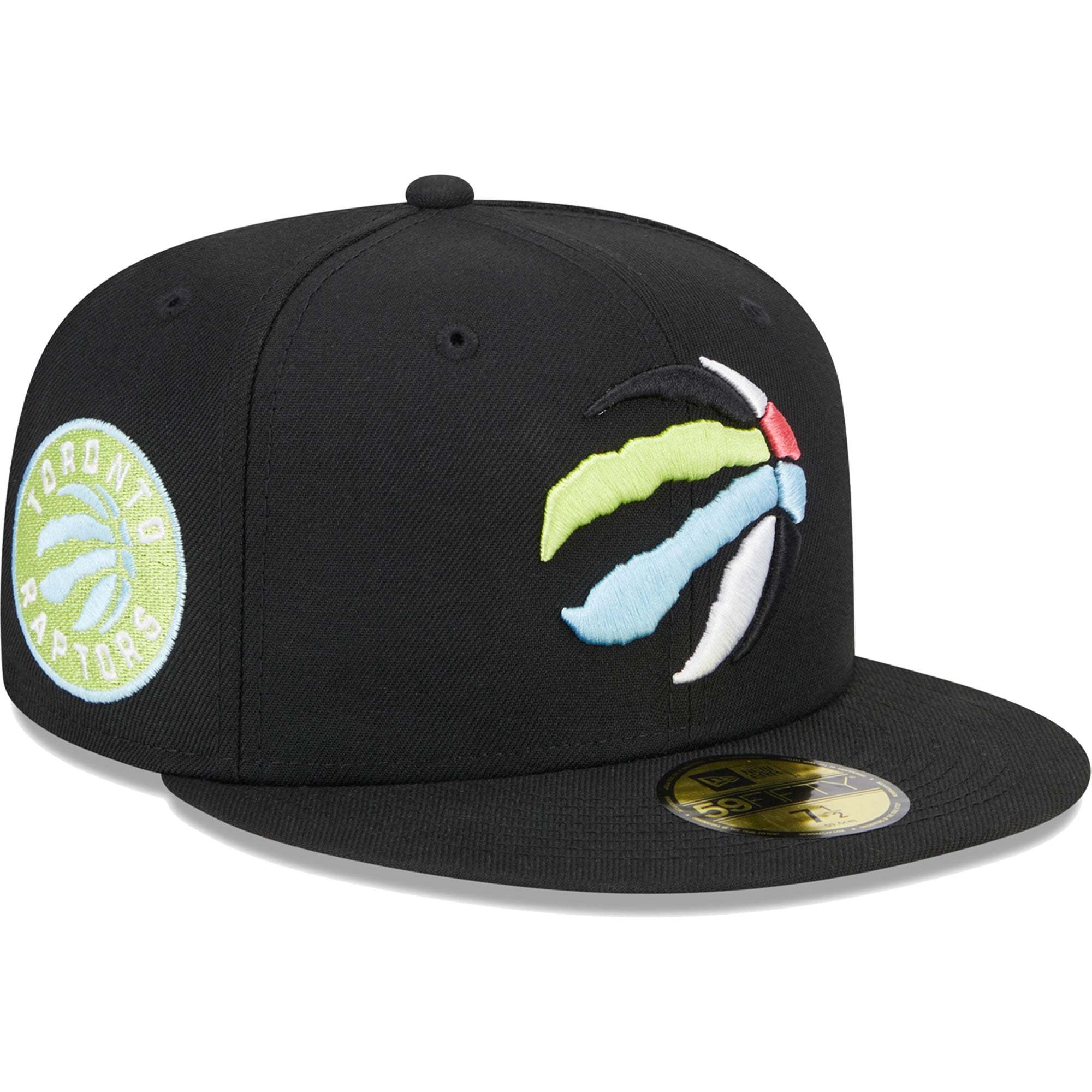 Toronto Raptors New Era Color Pack 59FIFTY Fitted Hat - Black