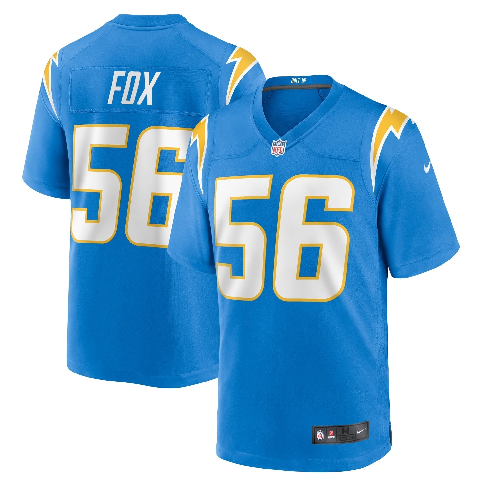 Men s Nike Morgan Fox Powder Blue Los Angeles Chargers Player Game Jersey