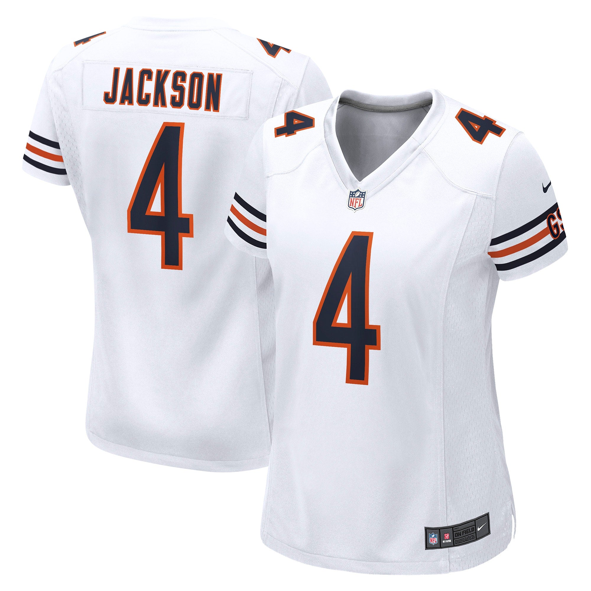 Eddie Jackson Chicago Bears Nike Women s Game Jersey   White