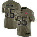 Derrick Brooks Tampa Bay Buccaneers 2022 Salute To Service Retired Player Limited Jersey   Olive