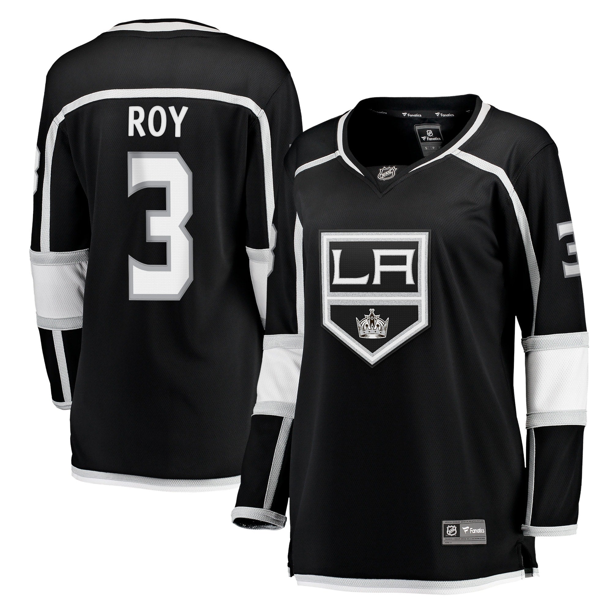 Women's Fanatics Branded Matt Roy Black Los Angeles Kings Home Team Breakaway Player Jersey