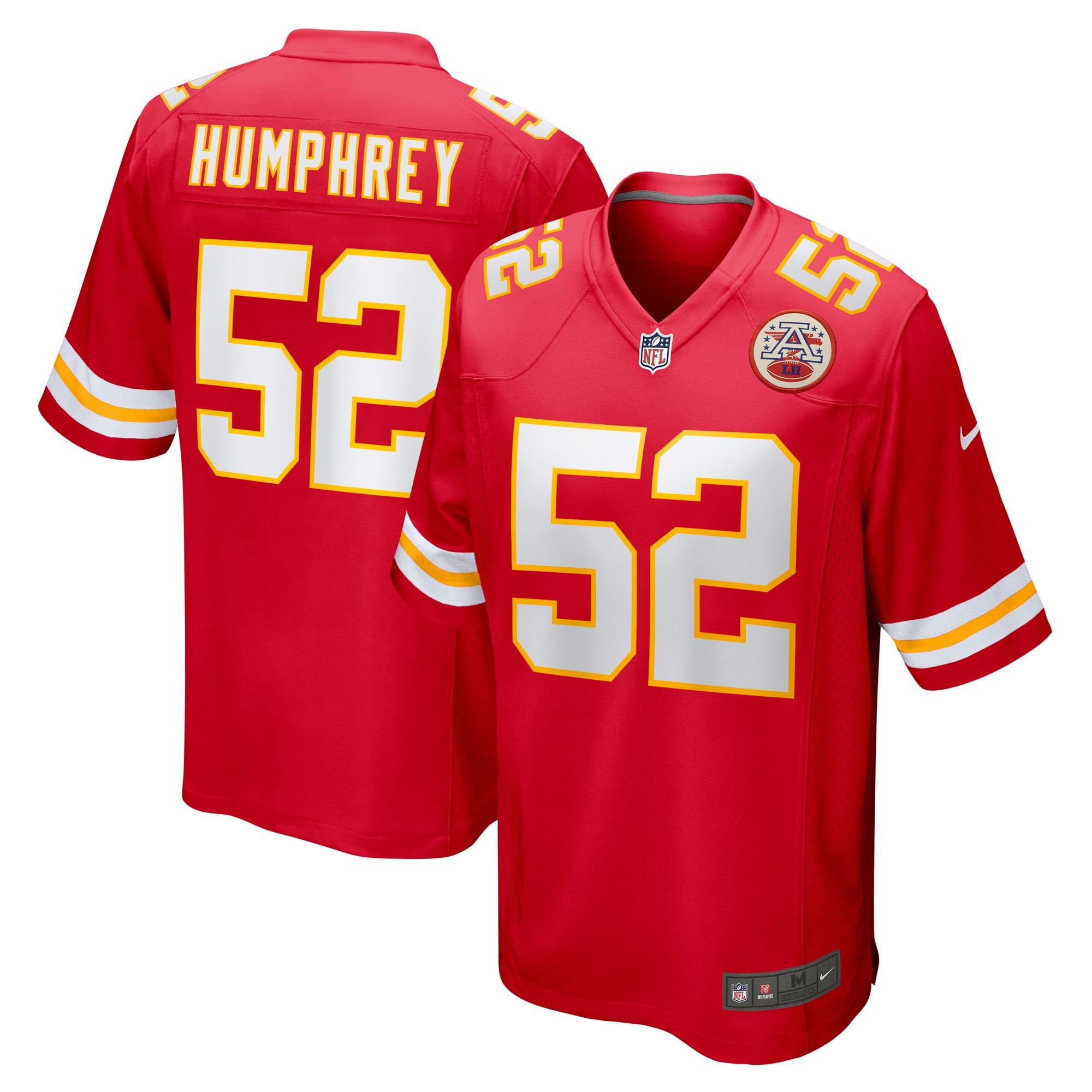 Creed Humphrey Kansas City Chiefs Nike Game Jersey   Red