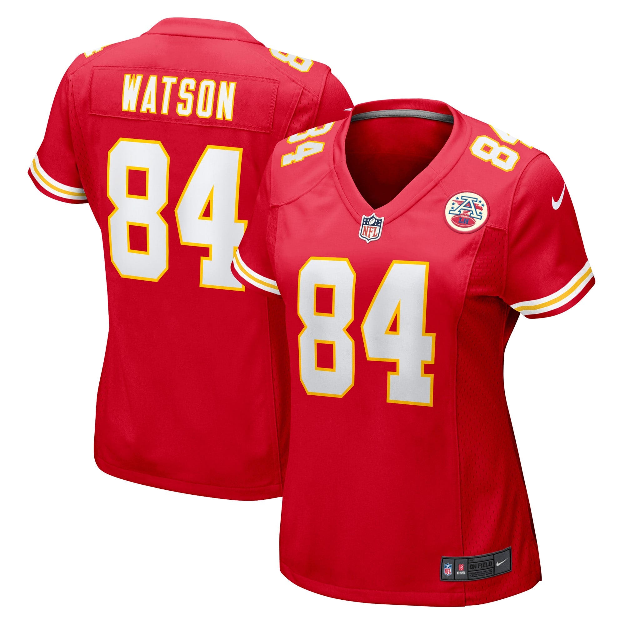 Justin Watson Kansas City Chiefs Nike Women s Game Player Jersey   Red