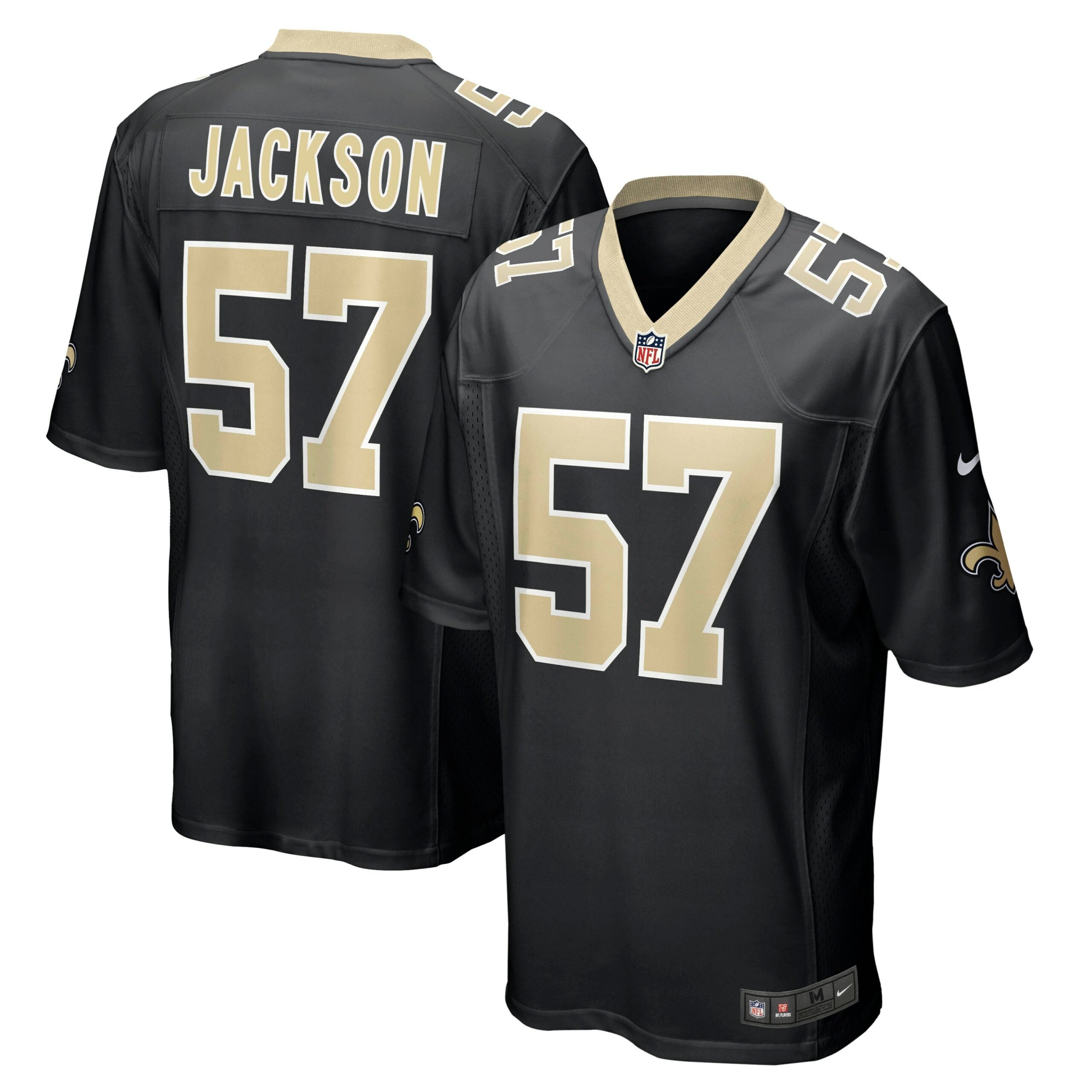 Rickey Jackson New Orleans Saints Nike Retired Player Jersey   Black