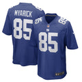 Men s Nike Chris Myarick Royal New York Giants Game Player Jersey