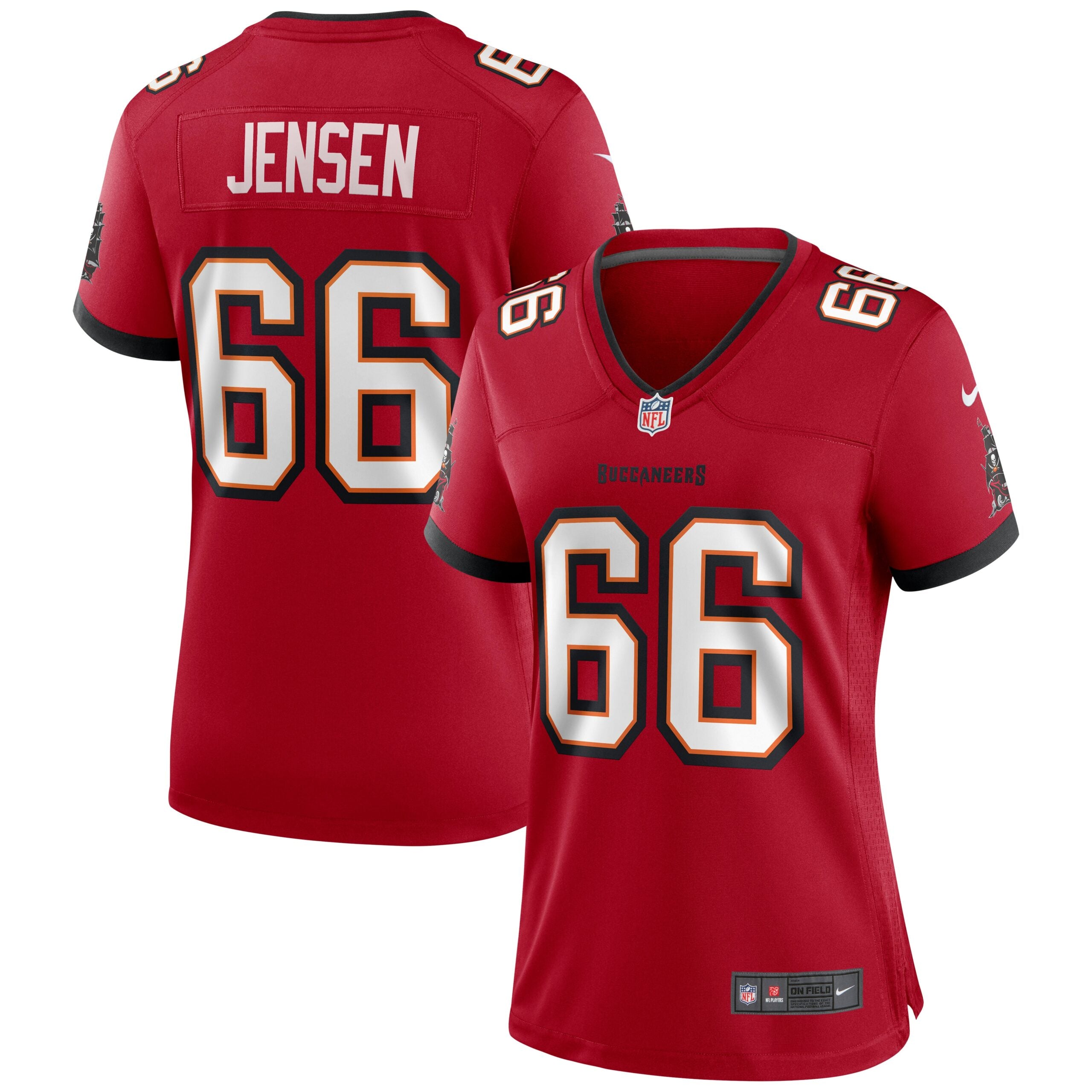 Ryan Jensen Tampa Bay Buccaneers Nike Women s Game Jersey   Red