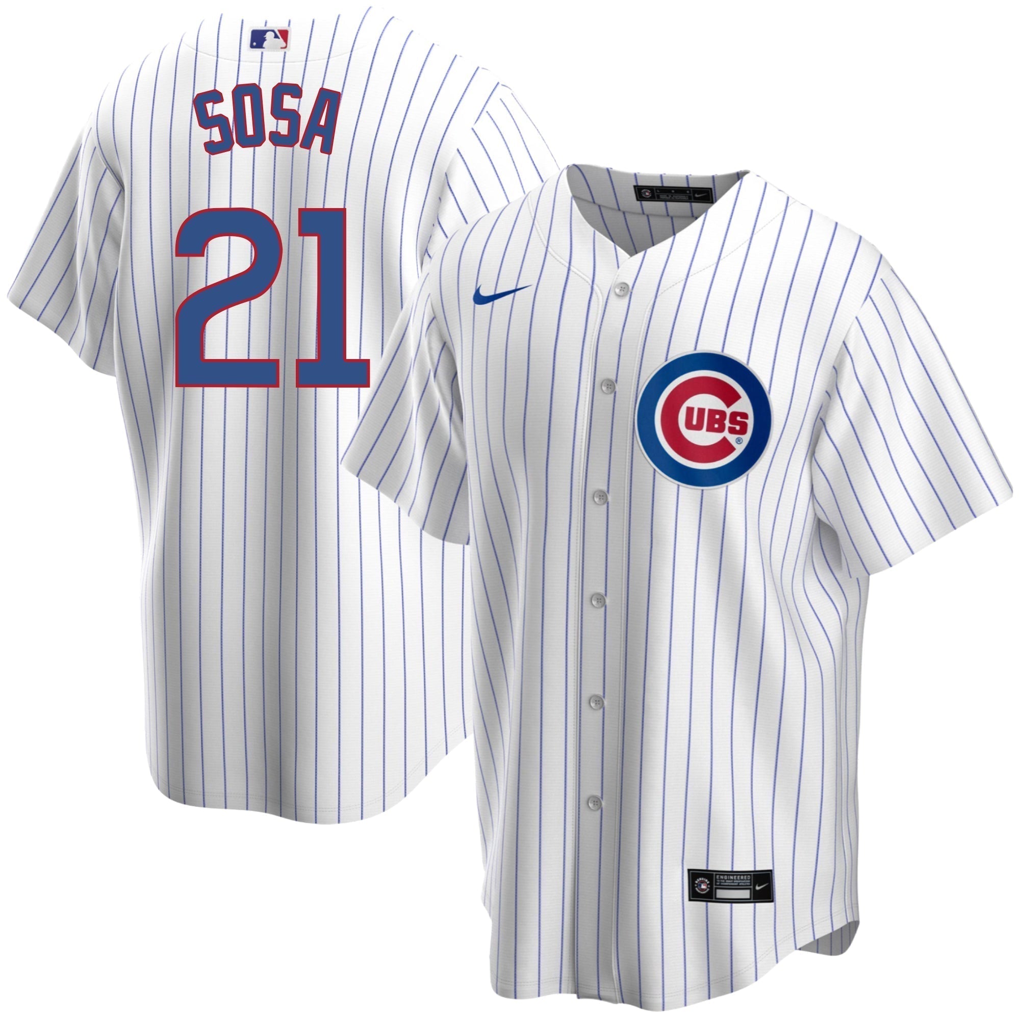 Sammy Sosa Chicago Cubs Home Pinstripe Men's Replica Jersey