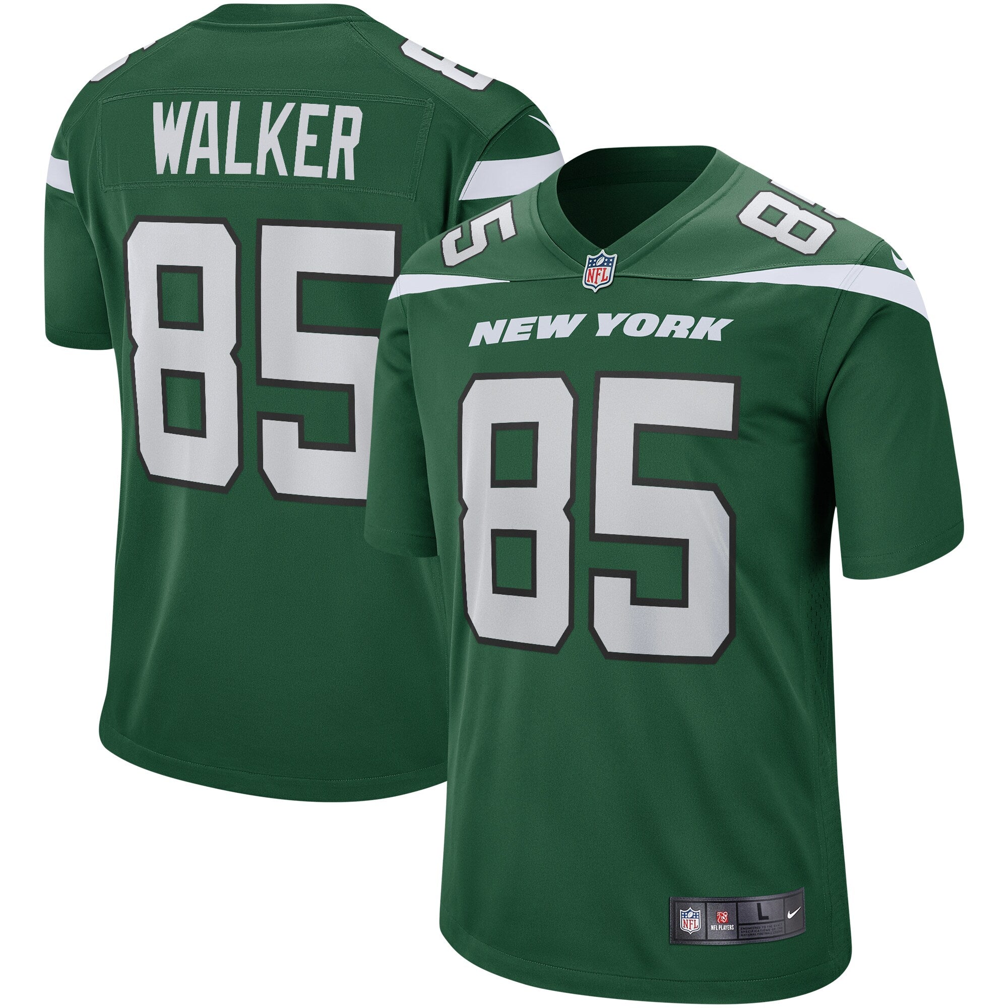 Wesley Walker New York Jets Nike Game Retired Player Jersey   Gotham Green