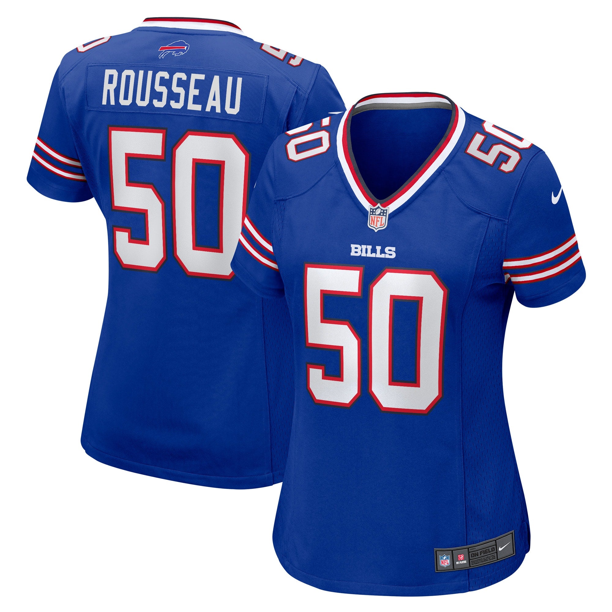 Gregory Rousseau Buffalo Bills Nike Women s Game Jersey   Royal