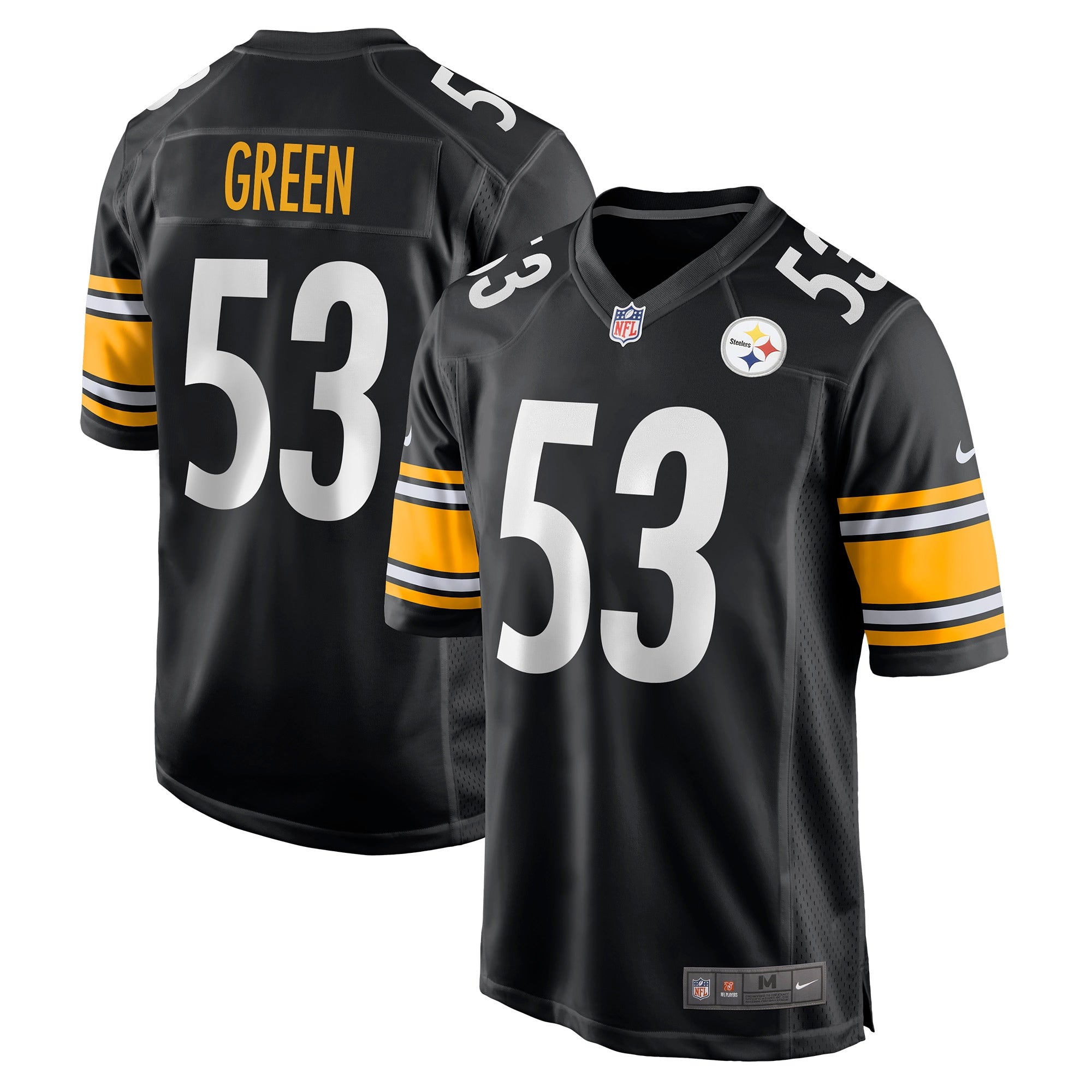 Kendrick Green Pittsburgh Steelers Nike Game Jersey   Black
