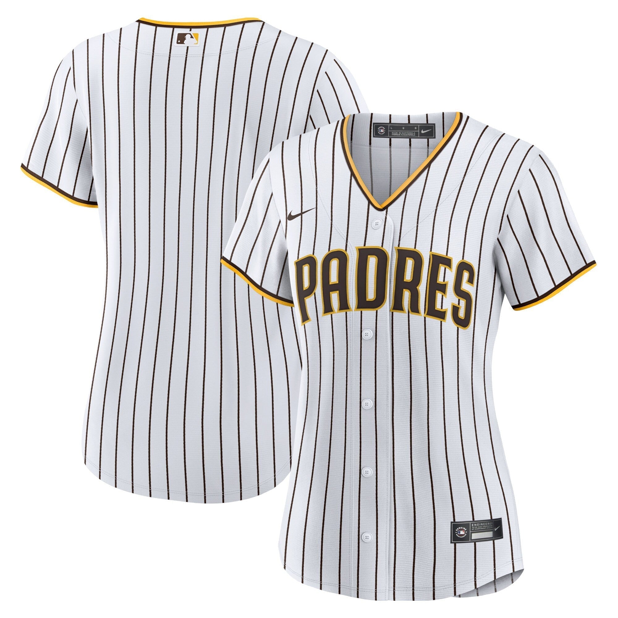 Women's Nike White San Diego Padres Home Blank Replica Jersey