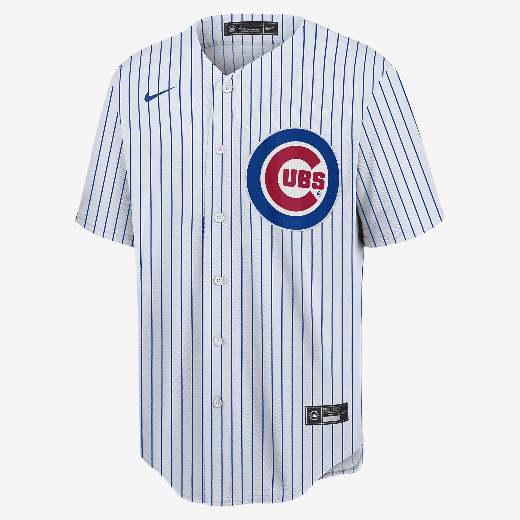 MLB Chicago Cubs (Javier Bez) Men's Replica Baseball Jersey - White