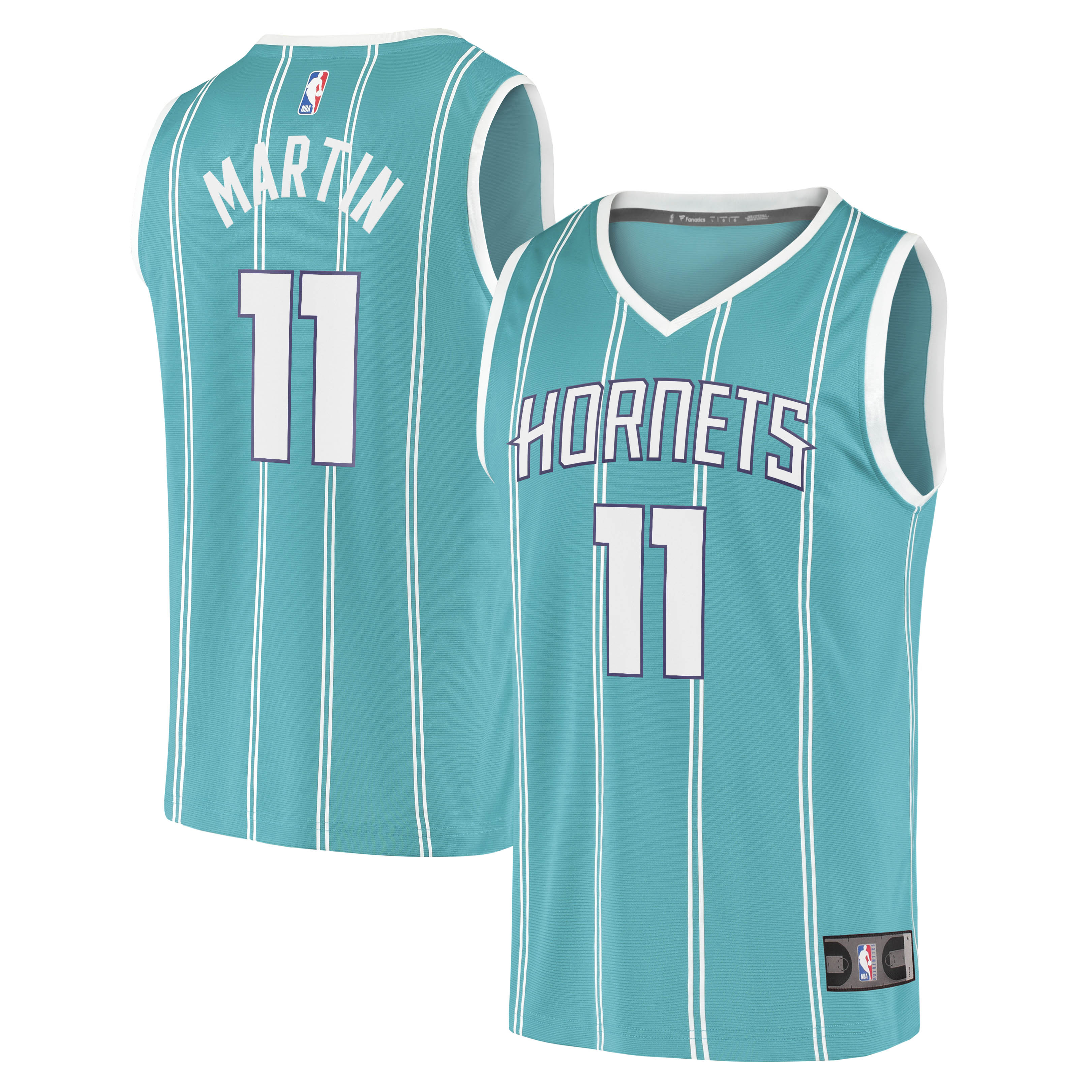 Cody Martin Charlotte Hornets Fanatics Branded 2020/21 Fast Break Replica Jersey - Icon Edition - Teal