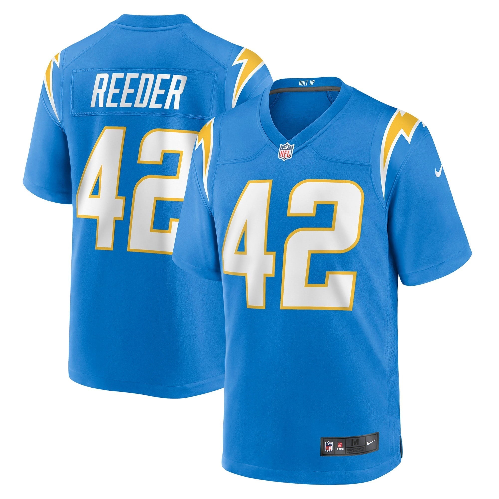 Men s Nike Troy Reeder Powder Blue Los Angeles Chargers Game Jersey