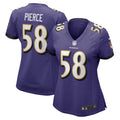 Michael Pierce Baltimore Ravens Nike Women s Game Jersey   Purple