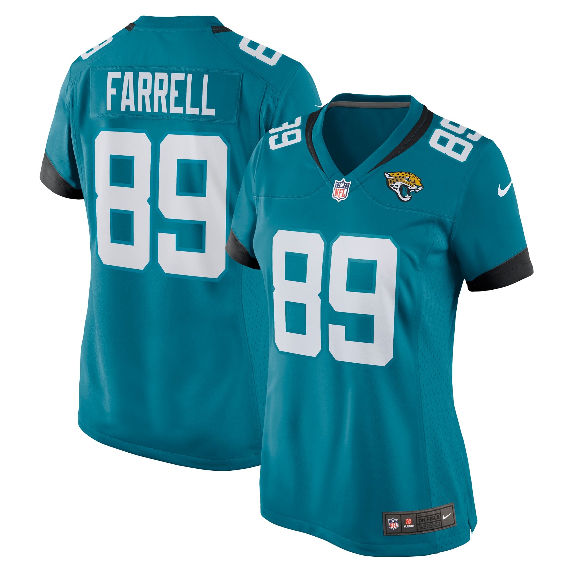 Luke Farrell Jacksonville Jaguars Nike Women s Game Jersey   Teal
