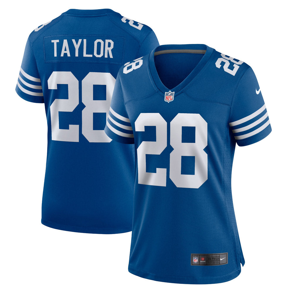 Women s Indianapolis Colts Jonathan Taylor Alternate Game Jersey Royal Blue