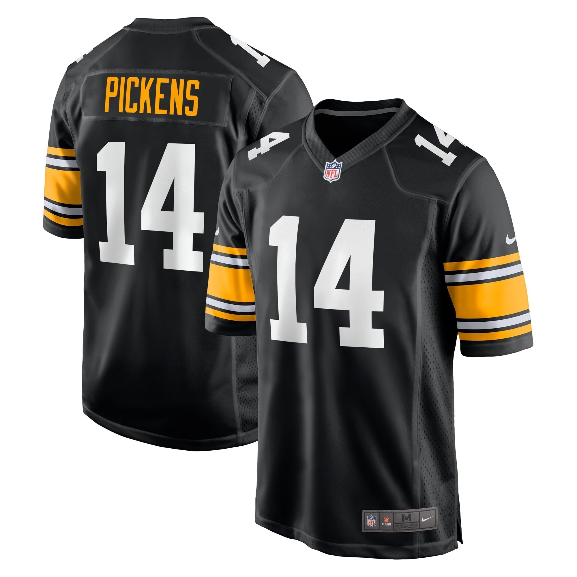 Men s Nike George Pickens Black Pittsburgh Steelers Alternate Game Player Jersey