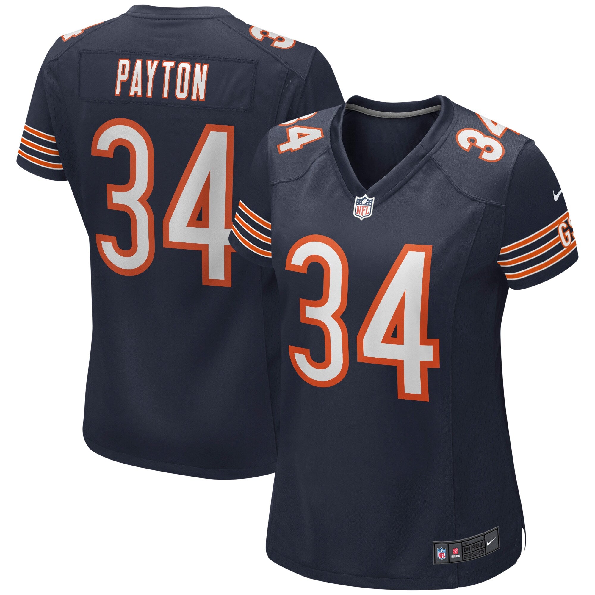 Walter Payton Chicago Bears Nike Women s Game Retired Player Jersey   Navy