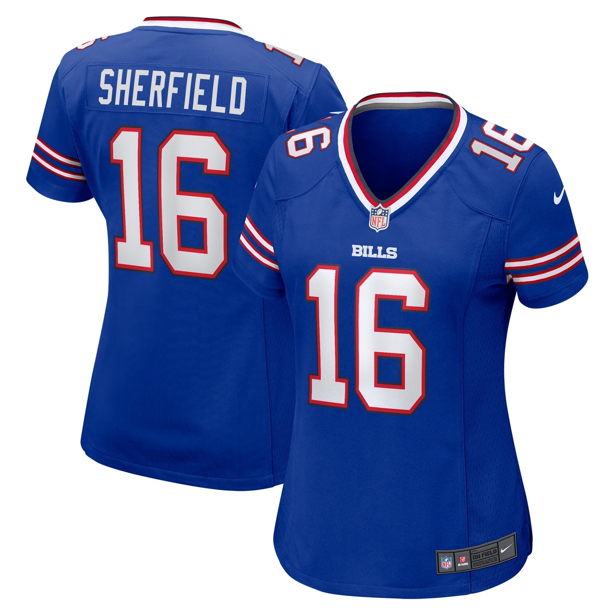 Women s Nike Trent Sherfield Royal Buffalo Bills Game Player Jersey