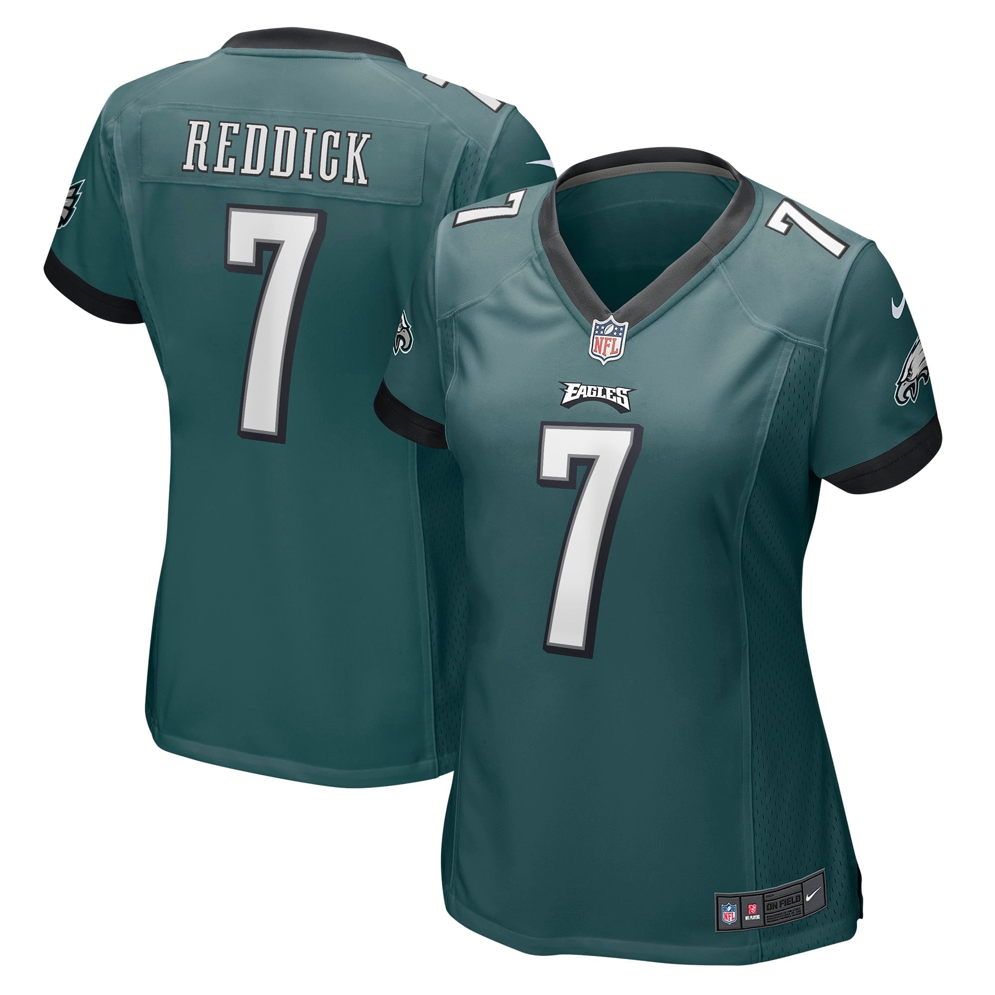 Women s Nike Haason Reddick Midnight Green Philadelphia Eagles Game Jersey
