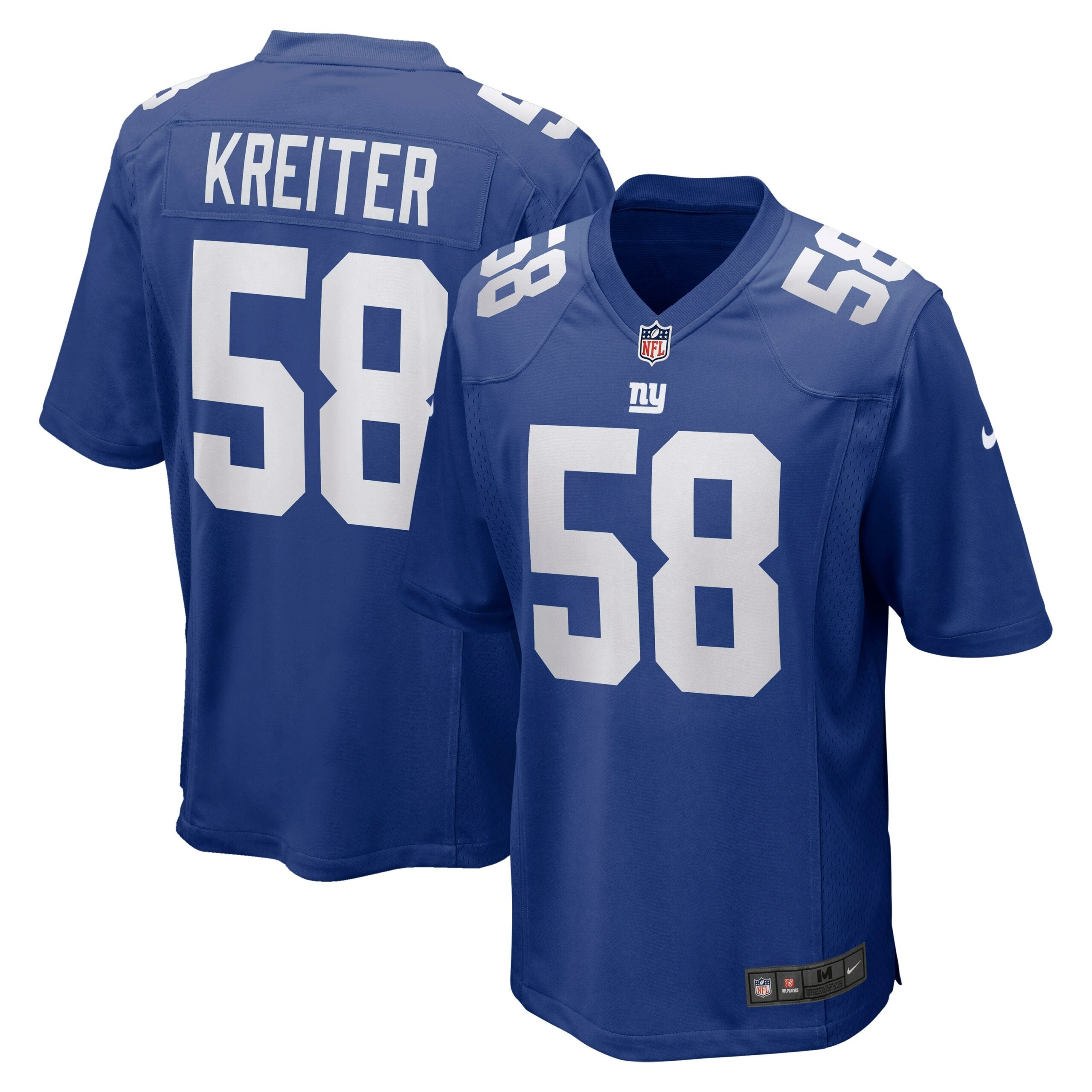 Casey Kreiter New York Giants Nike Game Jersey Royal