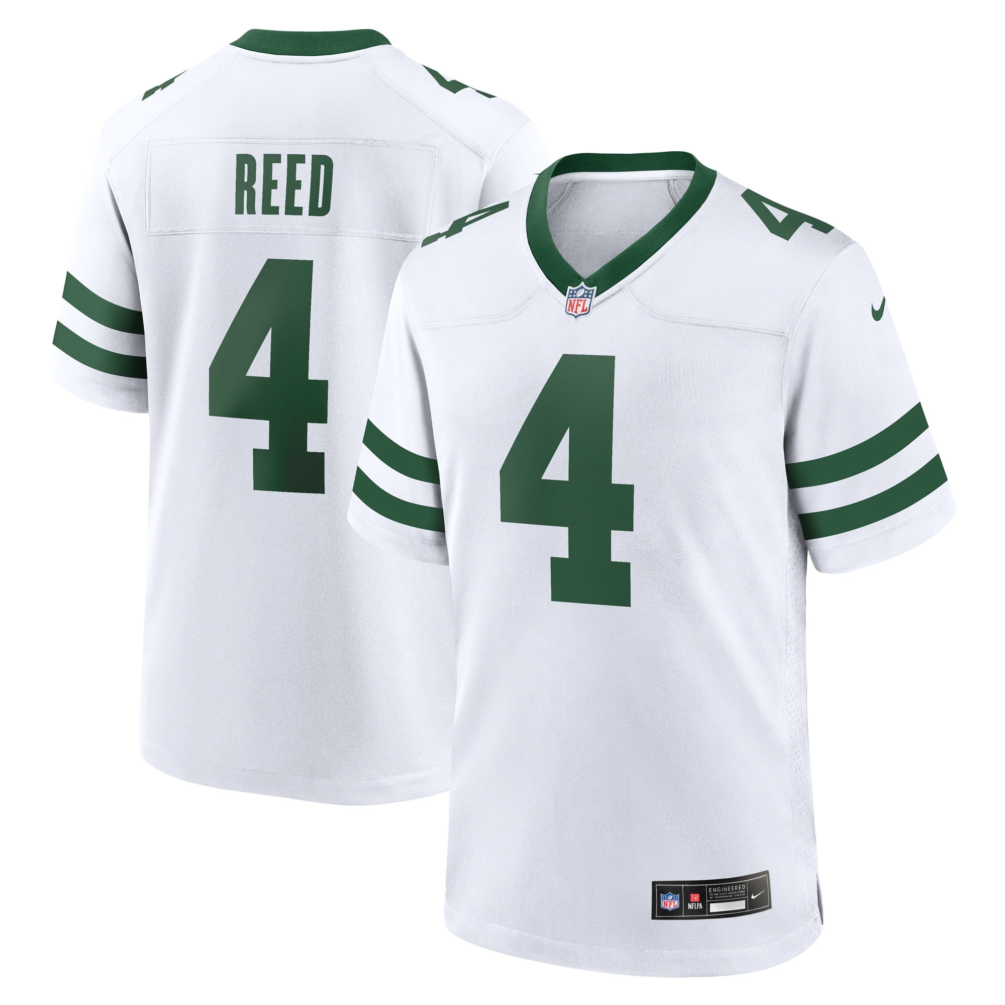 Men s Nike D.J. Reed White New York Jets Legacy Player Game Jersey