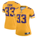 Dalvin Cook Minnesota Vikings Nike Women s Inverted Legend Jersey   Gold