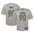 T.J. Watt Pittsburgh Steelers Nike Youth Atmosphere Game Jersey   Gray