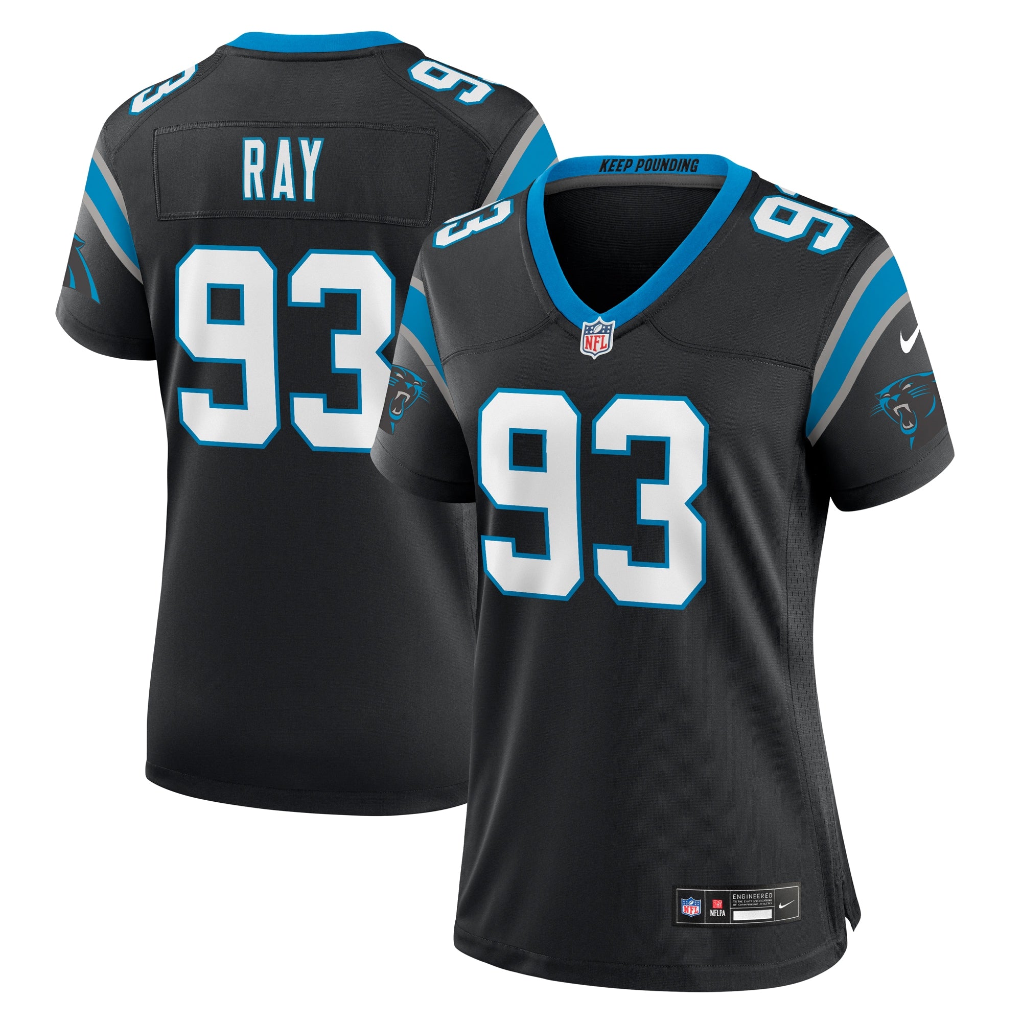 LaBryan Ray Carolina Panthers Nike Women s Team Game Jersey    Black