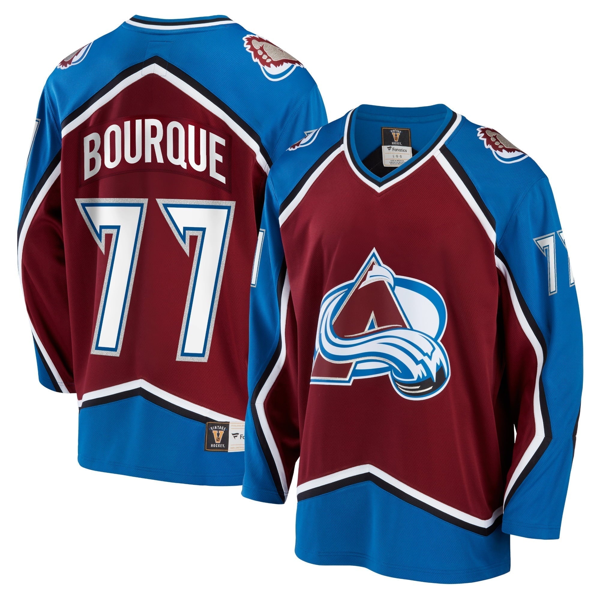 Men's Fanatics Branded Burgundy Colorado Avalanche Breakaway Retired Player Jersey