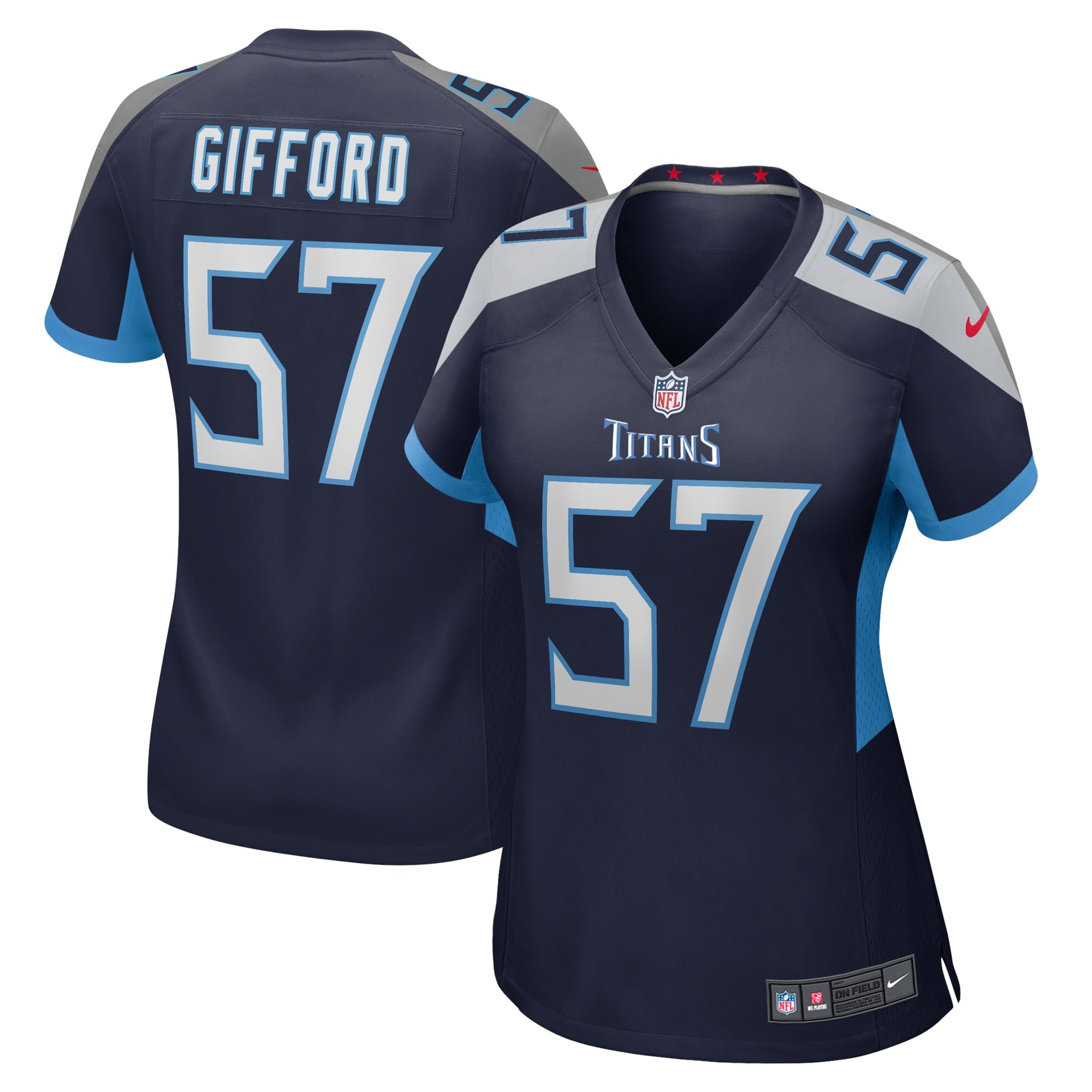 Luke Gifford Tennessee Titans Nike Women s Game Player Jersey   Navy