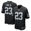 David Long Jr. Las Vegas Raiders Nike Team Game Jersey    Black