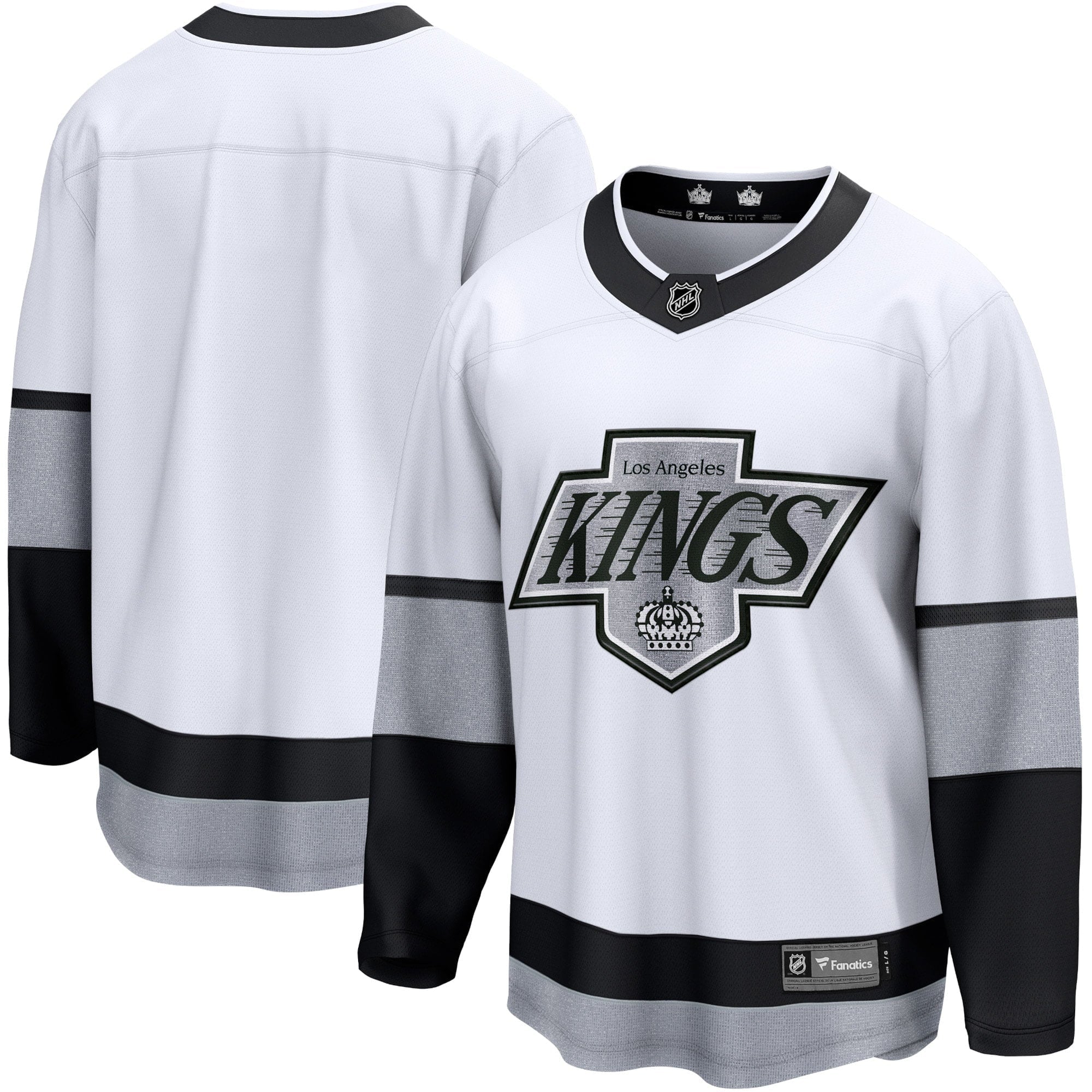 Men's Fanatics Branded White Los Angeles Kings Alternate Premier Breakaway Team Jersey
