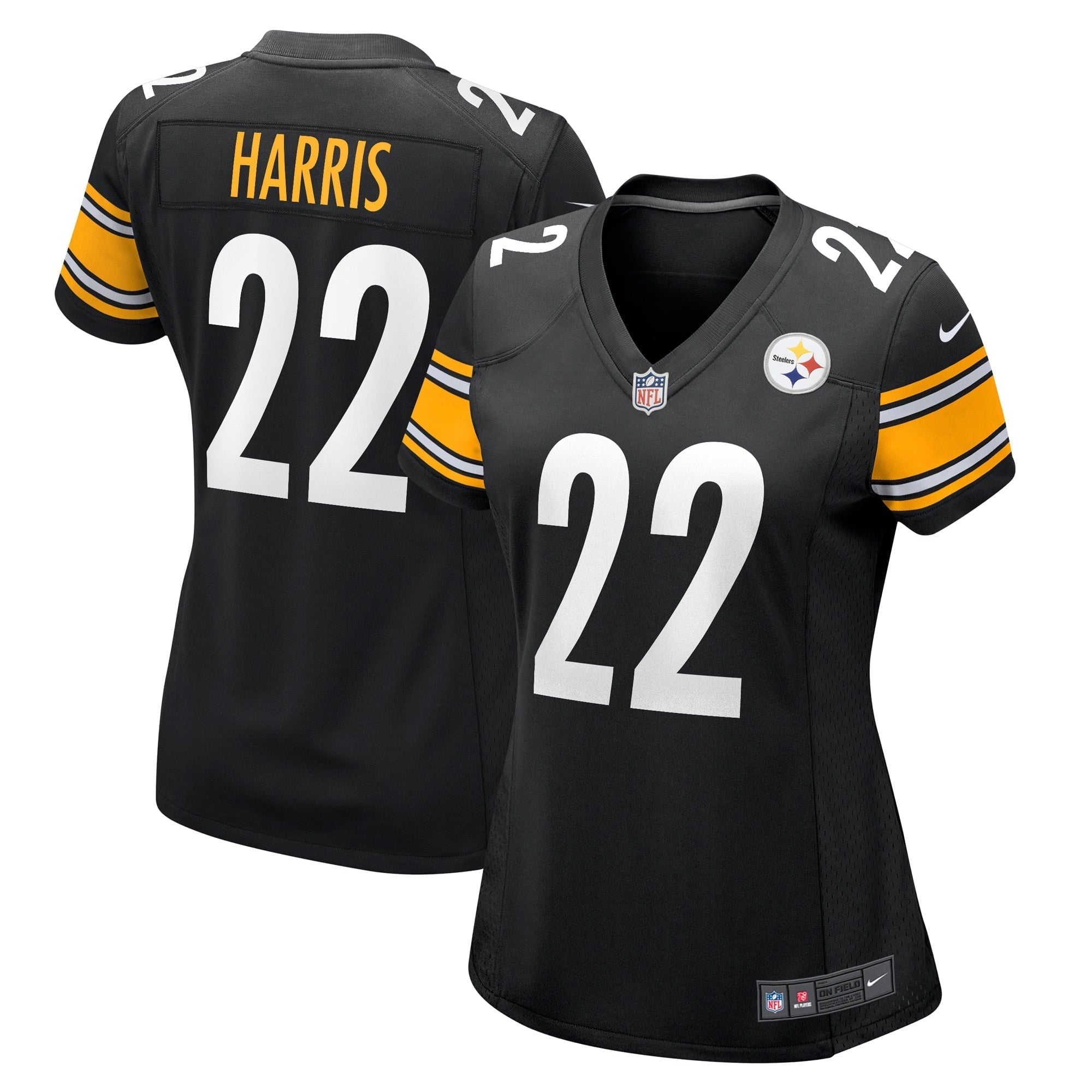 Women s Nike Najee Harris Black Pittsburgh Steelers Game Jersey