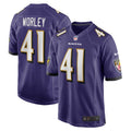 Daryl Worley Baltimore Ravens Nike Game Player Jersey   Purple
