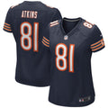 Women s Nike Doug Atkins Navy Chicago Bears Game Retired Player Jersey