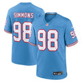 Jeffery Simmons Tennessee Titans Nike Youth Game Jersey   Light Blue