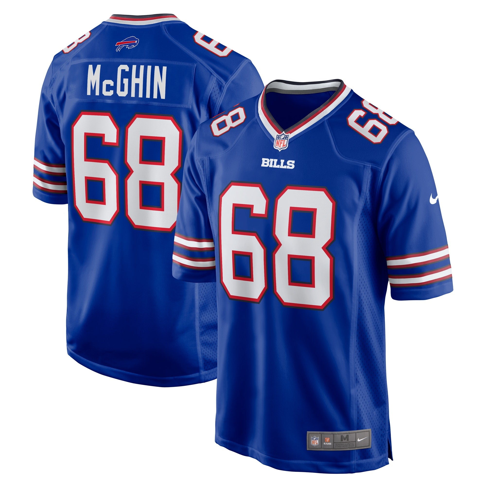 Garrett McGhin Buffalo Bills Nike Team Game Jersey   Royal