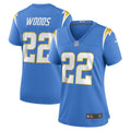 Women s Nike JT Woods Powder Blue Los Angeles Chargers Game Player Jersey