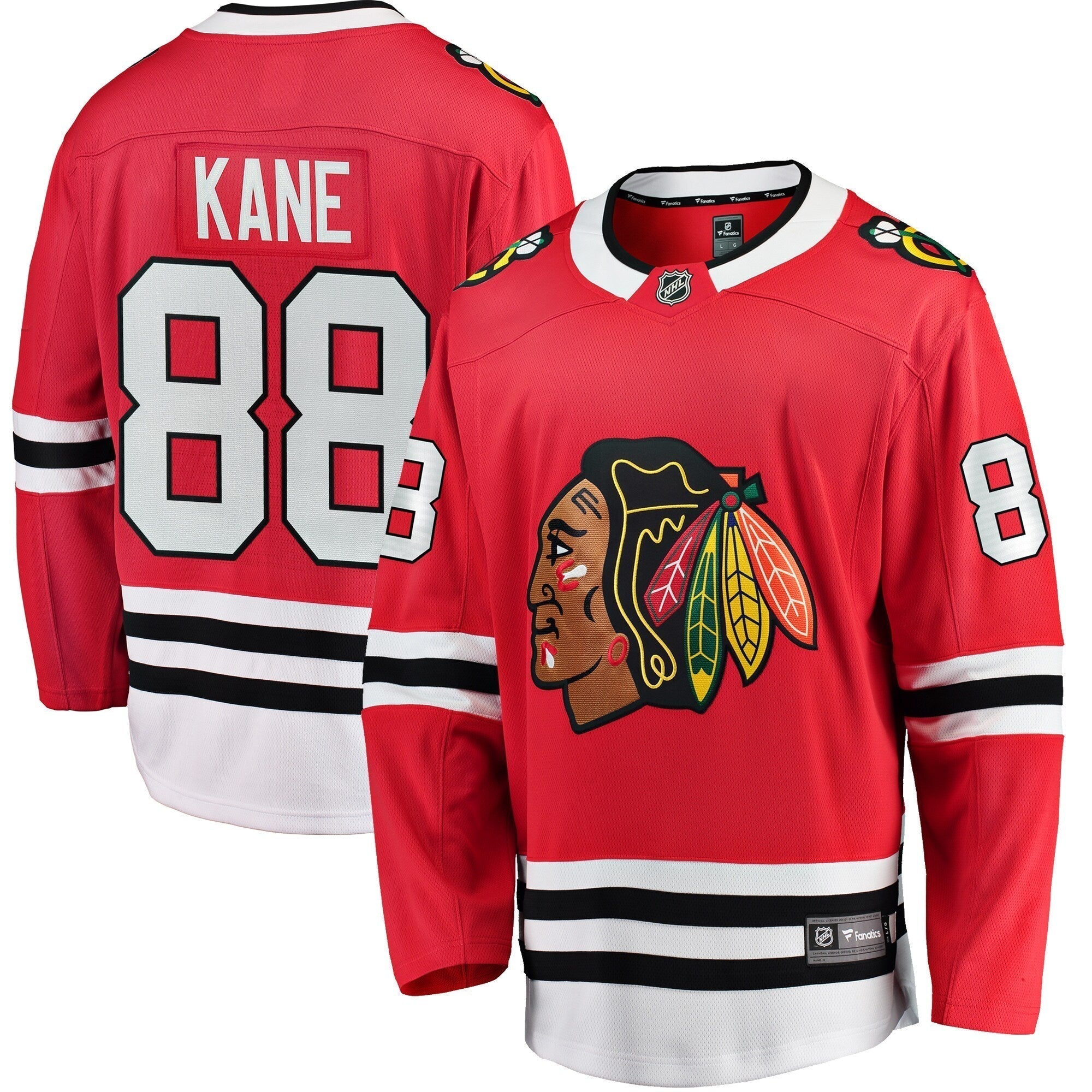 Patrick Kane Chicago Blackhawks Fanatics Red Breakaway Men's Jersey