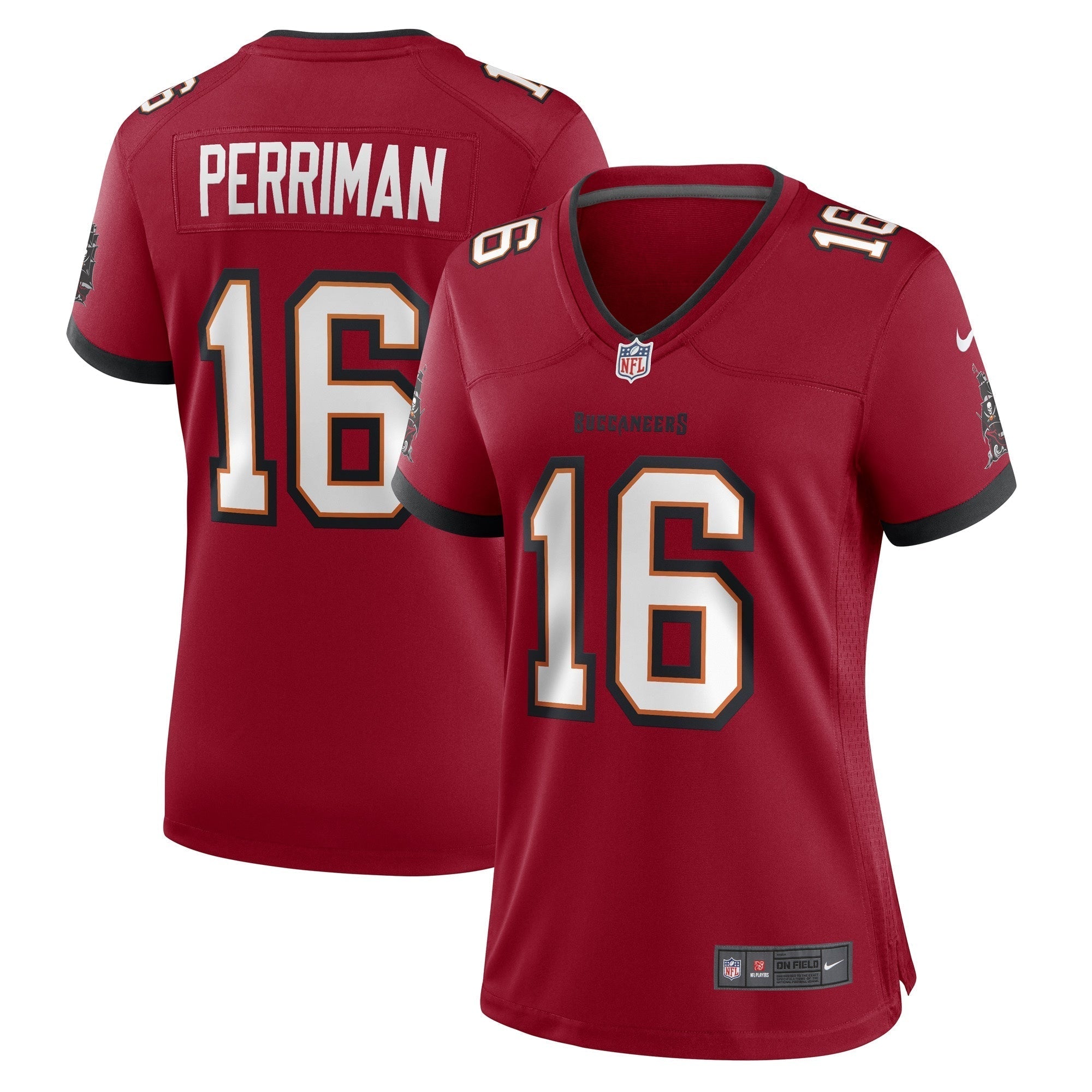 Women s Nike Breshad Perriman Red Tampa Bay Buccaneers Game Player Jersey